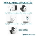 thumbnail image 3 of Pentair Rocean Reservoir Replacement Filter Cartridge for Rocean Countertop Tap Water Filter System, 3 of 5
