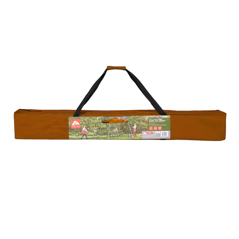 Ozark Trail 10 x 10 Instant Slant Leg Pop-up Outdoor Canopy in