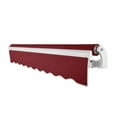 thumbnail image 3 of Awntech 18 Ft Maui Left Motorized Heavy Duty Patio Retractable Awning (216in x 9.25in x 120in), Burgundy, 3 of 8
