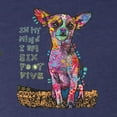 thumbnail image 2 of Dean Russo In My Mind Dog Lover Mens Premium Tri Blend T-Shirt, Vintage Navy, Small, 2 of 6