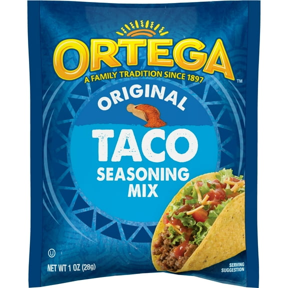 Ortega Seasoning Mix, Taco, 1 Ounce (Pack of 18)