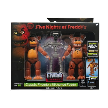 Five Nights at Freddy's -Endo-1 with Classic 6 inch Freddy Parts, Withered Freddy Parts Action Figure