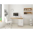 thumbnail image 4 of Nexera Chrono Reversible Desk Panel, White And Natural Maple, 4 of 4