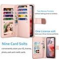 thumbnail image 3 of Njjex For Motorola Moto G Power 2024 5G Wallet Case, Moto G Power 5G 2024 Case, Njjex Luxury PU Leather [9 Card Slots Holder ] Carrying Folio Flip Cover [Detachable Magnetic Hard Case] -Marble, 3 of 6