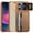 Desert Gold, variant on Oupeigar For iPhone 16 Pro With Card Holder (4 Cards),Slide Camera Cover,Drop Protection,Rugged Hard Back,Silicone Edge Wallet Phone Case-Black