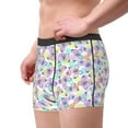 thumbnail image 3 of Kdxio Men's Boxer Briefs with Butterflies on Polka Dots Print - Comfortable and Breathable Underwear for Everyday Wear, 3 of 7