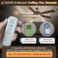 thumbnail image 3 of Ventilador de techo con mando a distancia Aituzero 99813 99770 para Hunter, 3 of 7