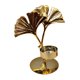 thumbnail image 3 of Candelabro de hierro Hugo Forma de gingko soporte para velas moderno, 3 of 10