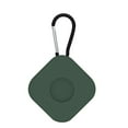 thumbnail image 1 of Tracker Holder Case Anti-lost Silicone Cover Protector with Key Chain Replacement for iOS AirTag  Clear, 1 of 9