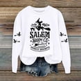 thumbnail image 5 of Chuancc Crewneck Sweatshirts Women Oversized Crewneck Sweatshirt for Women Fall Sweatshirt Personalized Pullover Tops Comfort Color Sweatshirts Fall Outfits for Women 2025 White L, 5 of 5