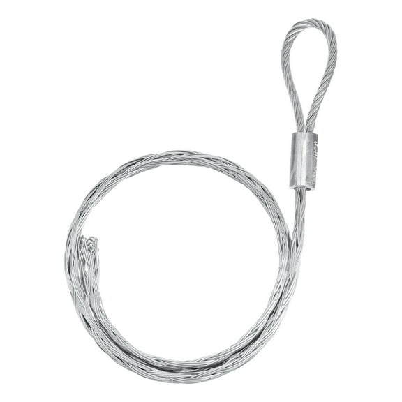 Cable Pulling Grip 3FT Anti-slip Galvanizing Steel for 8-16mm/0.31-0.63 inch Cable(Silver)