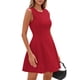thumbnail image 4 of Vestido PRETTYGARDEN 2025 Línea A sin mangas Rojo XXL, 4 of 8