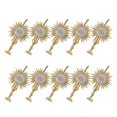 thumbnail image 3 of Baptism Cake Decoration Cake Toppers for Decoration 10Pcs Golden Alloy, 3 of 5