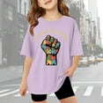 thumbnail image 2 of ibiyuan Kids Autism Shirt for Girls Boys Autism Awareness T Shirts Autism Support Love Graphic Casual Tees Tops,Purple, 2 of 9