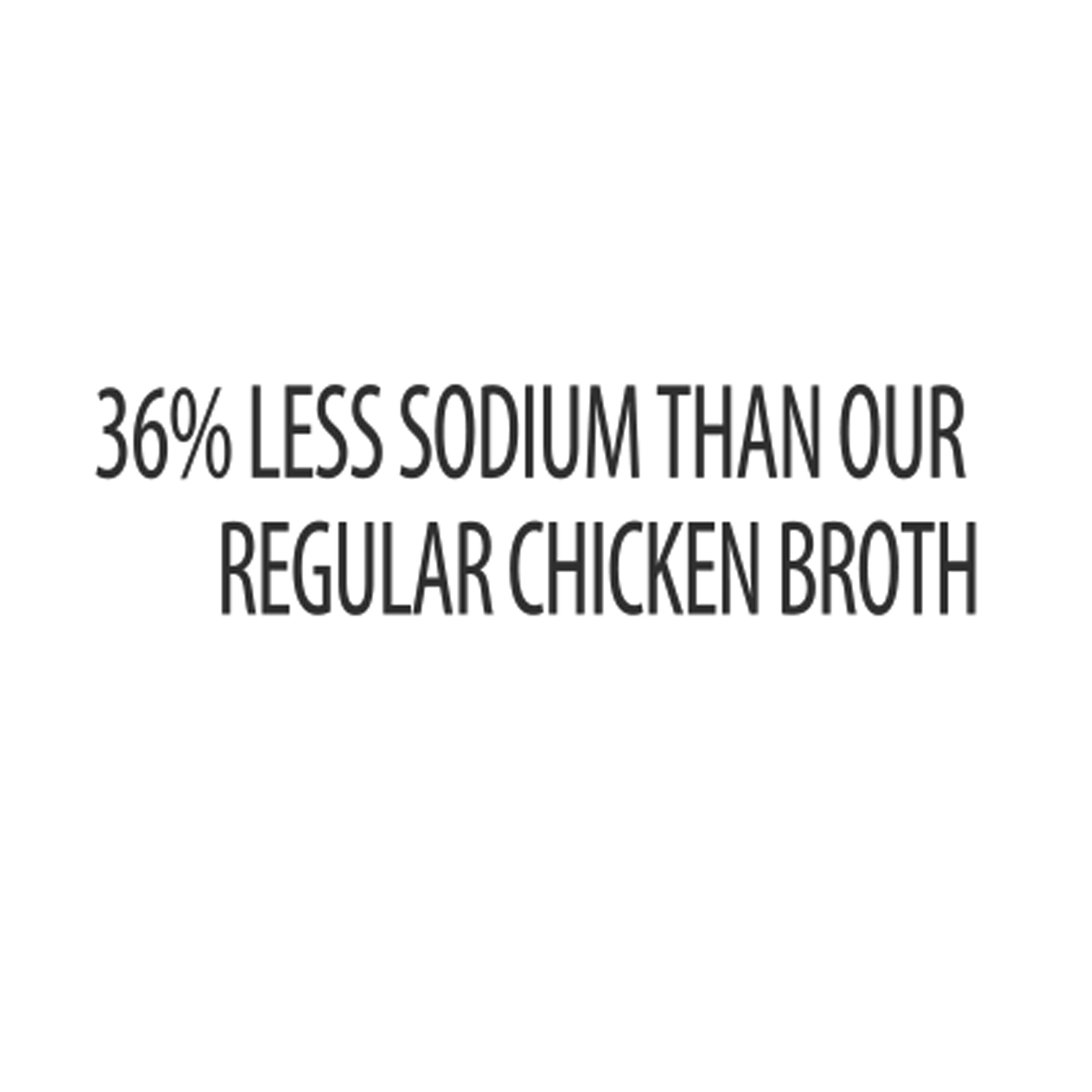 Great Value Family Size Reduced Sodium Gluten-Free Chicken Broth, 48 oz Carton, Shelf-Stable