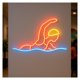 thumbnail image 2 of Letrero Luminoso De Neón Para Natación, Brillo Ajustable, Ideal Para Escuelas De Natación, Clubes, Gimnasios, Spas Y Complejos Deportivos 40cm, 2 of 3