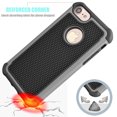 thumbnail image 3 of Apple iPhone 7 Case, Case For iPhone 7, Hybrid Shock Absorbing Best Impact Defender Rugged Slim Cover Shell Plastic Outer & Rubber Silicone Inner For iPhone 7 4.7", 3 of 4