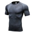 thumbnail image 3 of Camiseta deportiva para correr para niño, camiseta de manga corta para hombre, mallas para ejercicio en gimnasio, entrenamiento, capa Base de Fitness, ropa ajustada de secado rápido, 3 of 5