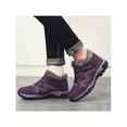 thumbnail image 3 of Women's Winter Snow Boots Fashion Outdoor Walking Shoes Non-Slip Hiking Shoes Size 4.5-10, 3 of 9
