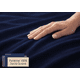 thumbnail image 2 of Juego De Sabanas Microfibra Soft Colores Lisos King Size Azul Marino Liso Sólido, 2 of 4