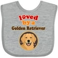 thumbnail image 3 of Inktastic Golden Retriever Dog Lover Boys or Girls Baby Bib, 3 of 4