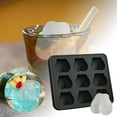 thumbnail image 1 of DFC Silicone For Easy Stacking And Storage Large Ice Trays For Freezer Reusable Ice Maker Tray For Cocktails Whiskey And Beverages, 1 of 8