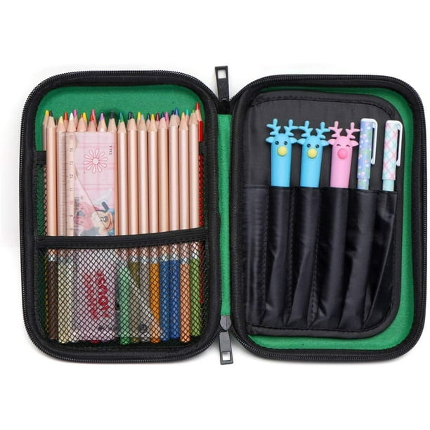 Trousse à crayons Portable, boîte à stylos en peluche, sac à
