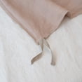 thumbnail image 4 of Misty Rose Linen Duvet Cover, 4 of 4