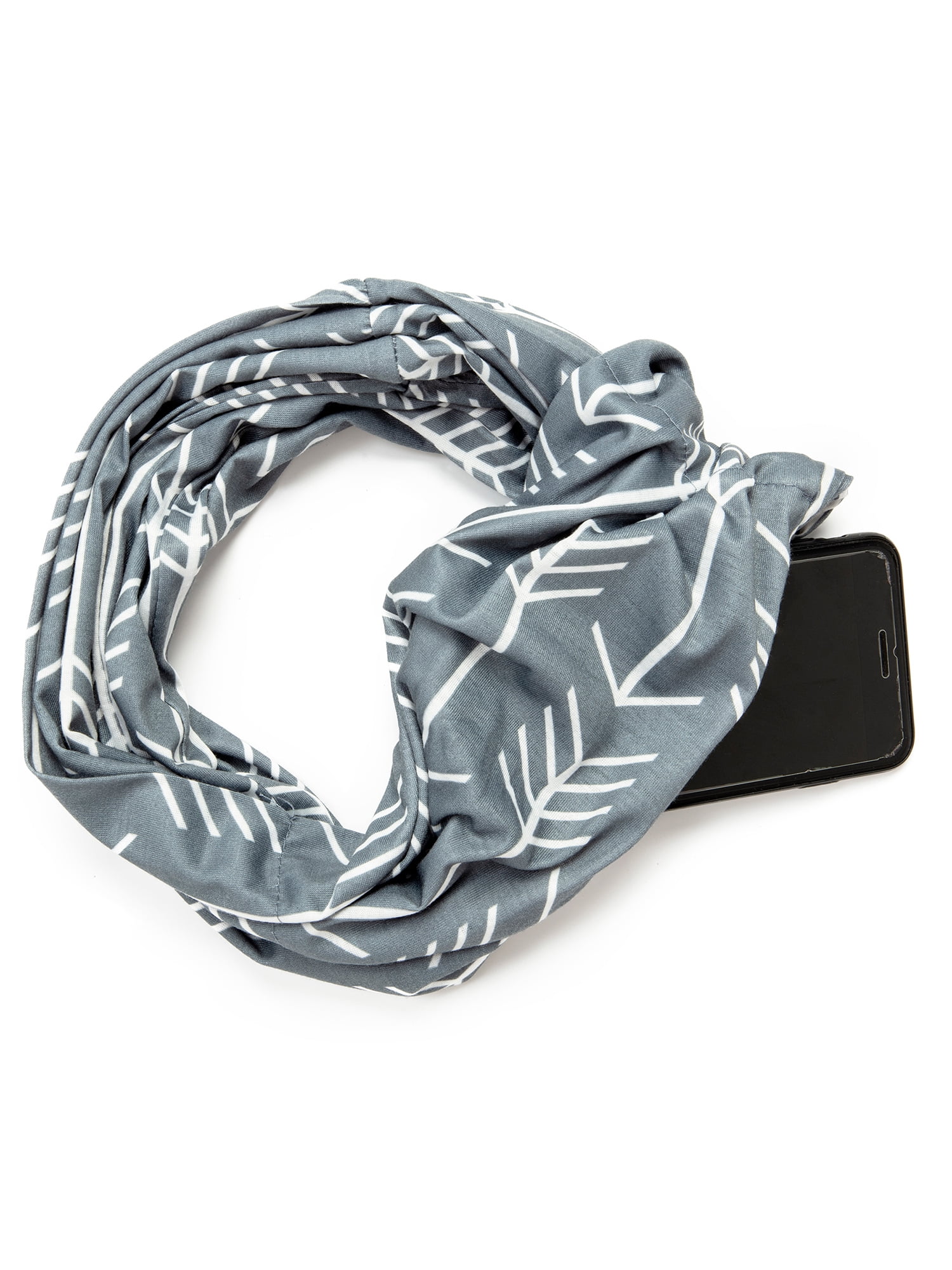 SAYFUT Infinity Loop Scarf Pocket Scarf Pop Fashion Infinity Scarf