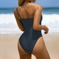 thumbnail image 4 of Women's One-Piece Swimsuits Tummy Control Swimsuit Womens Swimwear Cover Ups Sexy Open Front Beach Bikini Swimsuit Kimono Cardigan Cover Up Long Flowy Beachwear, 4 of 5