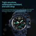 thumbnail image 5 of Men's Analog Sports Watch Military Watch Outdoor LED Stopwatch Digital Electronic Watches Large Dual Display Waterproof Tactical Army Watches for Men, 5 of 9
