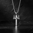thumbnail image 4 of Fish Hook Necklace for Men 925 Sterling Silver Antler Duck Necklaces Antler Fish Hook Hunting Jewelry Gifts for Father, 4 of 7