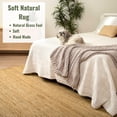 thumbnail image 5 of Homespice Natural Jute Braided Area Rug 6x9' to Enhance Your Space with Handspun Braided Rug with Natural Rug Charm, 5 of 7