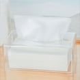 thumbnail image 2 of Caja de tejido de acrílico transparente Caja de extracción de caja Dispensador de tejidos, 2 of 6