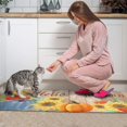 thumbnail image 4 of 2 Pieces Of Kitchen Rugs and Mats Non Skid Washable Happy Halloween (31) Kitchen Mat,Floor Cushion Waterproof Rug,Rubber Backed Area Rugs for Laundry 47*17+30*17, 4 of 7