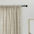 thumbnail image 5 of Fashnice Bohemian Boho Vintage Drapes Panel Retro Window Curtain Home Decor Long Curtains Rod Pocket Living Room Kitchen 1#Coffee W:54"x H:84"/  137cm*214cm, 5 of 7