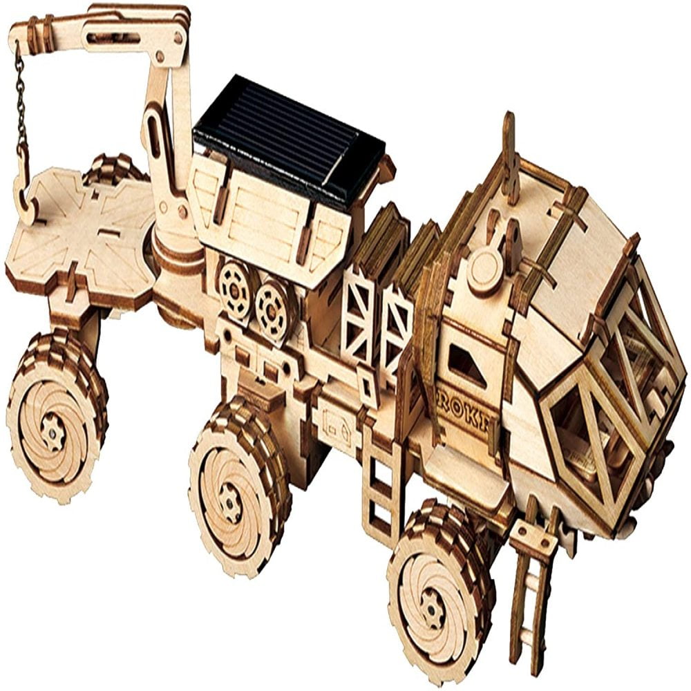 ROKR 3D Puzzle Laser Cut Wooden Model Construction Toy DIY Mechanical Car Crafts