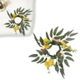 thumbnail image 2 of Clearance Deals！！Artificial Egg Candle Rings Table Centerpiece Spring Easter Candle Wreaths For Easter Seasonal Celebrations Decorations, 2 of 8