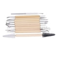 thumbnail image 2 of Ensemble d'Outils de Sculpture de Poterie, 11 Pcs Robustes Résistants aux Chutes Opération Simple Outil de Sculpture en Argile pour Usine, 2 of 8