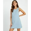 Wmns RVCA (Stormy Blue) On The Fence Dress SMALL