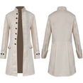 thumbnail image 1 of Disfraz clásico Medieval victoriano para hombre, chaqueta de Cosplay con cuello levantado, abrigo renacentista, ropa de Halloween, 1 of 5