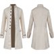 thumbnail image 1 of Disfraz clásico Medieval victoriano para hombre, chaqueta de Cosplay con cuello levantado, abrigo renacentista, ropa de Halloween, 1 of 5