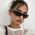 thumbnail image 3 of Cat eye Glasses Punk Style Women Sunglasses Eyewear Sunglasses Men Women sun glasses, 3 of 8