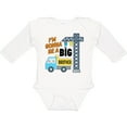 thumbnail image 3 of Inktastic Im Gonna Be a Big Brother- truck and crane Boys Long Sleeve Baby Bodysuit, 3 of 5