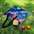thumbnail image 6 of Colorful Tie Dye Vortex Outdoor Picnic Blanket, Foldable Waterproof Beach Mat, Portable Beach Blanket for Beach Camping, Hiking, Family Concerts, 6 of 8