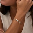 thumbnail image 2 of Turandoss Italian S925 Sterling Silver Bracelet for Women Satellite Bead Chain Bracelet 7.5 inch Sturdy Hypoallergenic Solid 925 Sterling Silver Chain Bracelets Jewelry Gifts for Women, 2 of 8