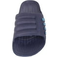 thumbnail image 2 of ABSOLUTE FOOTWEAR Mens Easy Slip On Summer Holiday Beach Pool Slider Mule Sandals Flip Flops - Navy - US 10, 2 of 7