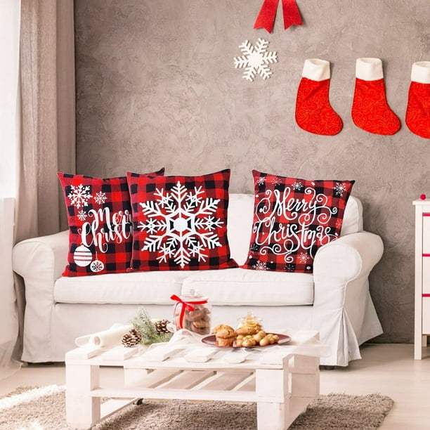Couch pillow top case covers