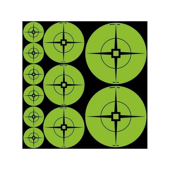Birchwood Casey Target Spots, Green Assortment, multi, One Size (BC-33938)