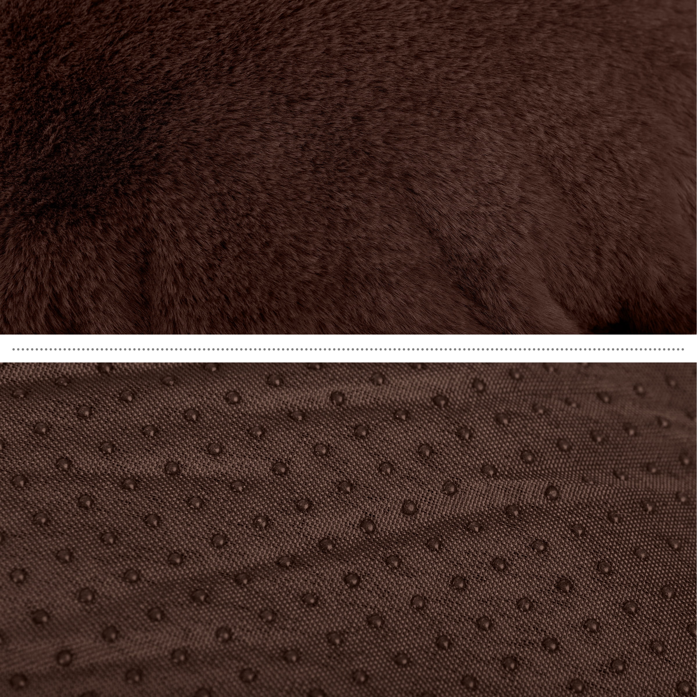 PETMAKER Dog Bed - Donut Dog Bed and Cat Bed for Small Pets (Brown)